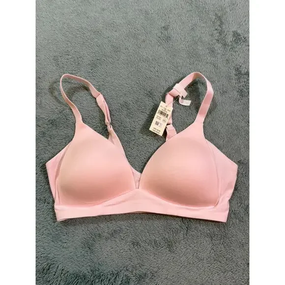 Aerie Sunnie Wireless Bra Blush Pink 32C NWT - Picture 2 of 6